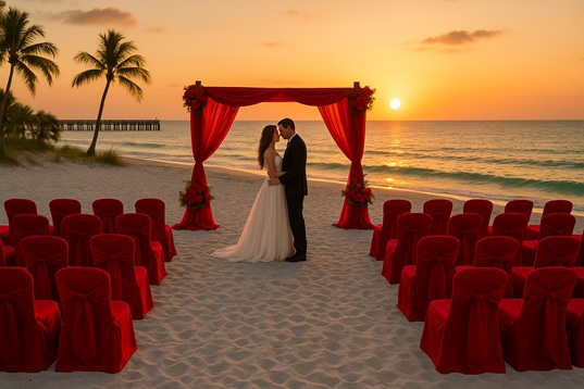 Anna Maria Island beach wedding location